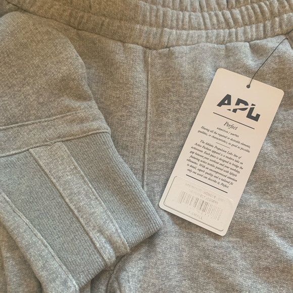 APL Perfect Jogger in grey. Size XS. 100% Japanese cotton terry. - Picture 8 of 9